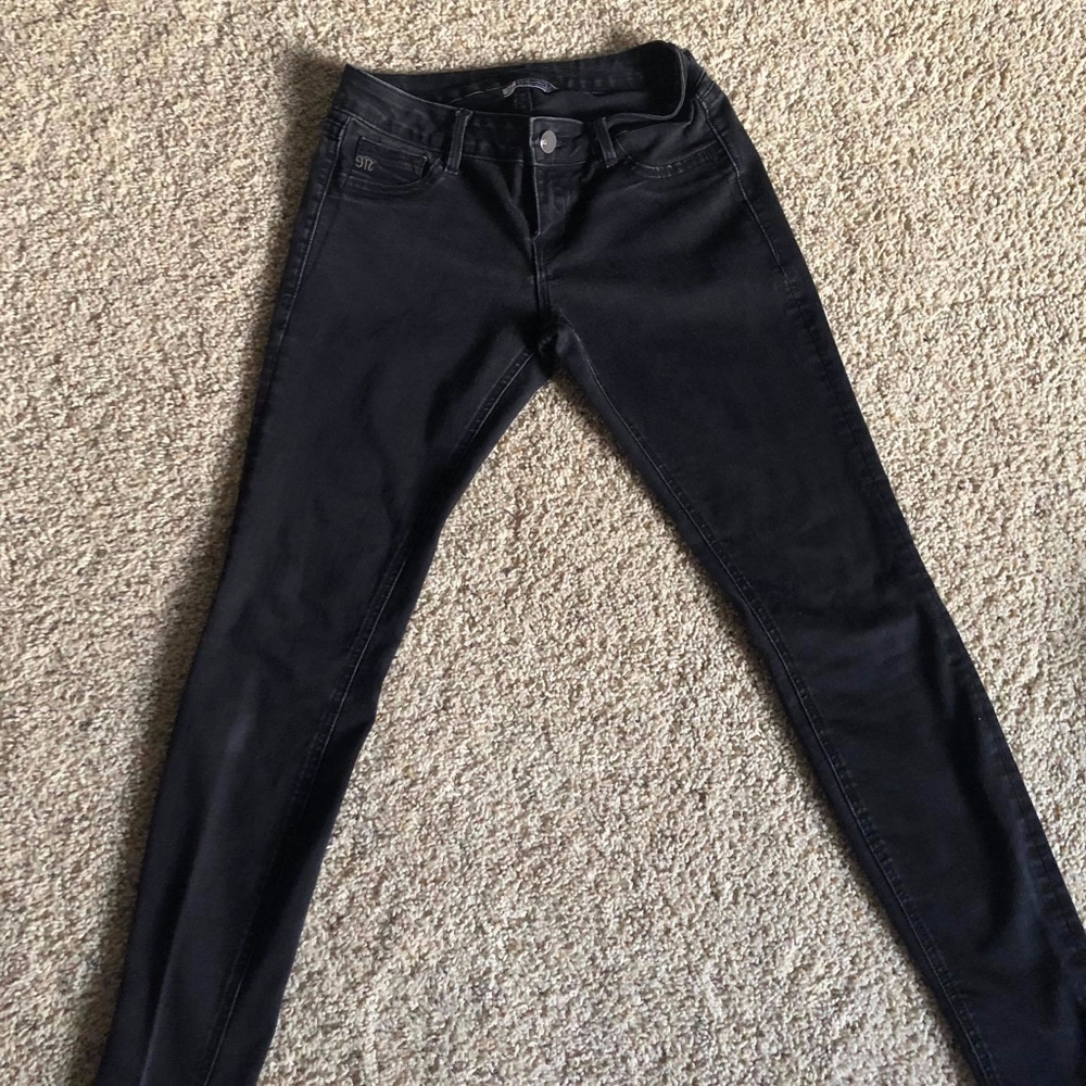 MISS ME Ashley washed out Black Jegging size 26
